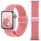 Pulseira para relógio BandSmith trançada elástica de nylon com fecho magnético rosa Pulseira para relógio BandSmith trançada elástica de nylon com fecho magnético rosa