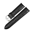 Pulseira Para Samsung Galaxy Watch 3 45mm 22mm Galaxy Watch 46MM Gear S3 Frontier Classic Amazfit GTR 47MM GTR 2 Couro Genuíno Italiano Preto