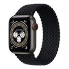 Pulseira para Watch 38mm 40mm 42mm 44mm Solo loop Strap Trançado Serie 1/2/3/4/5/6 Lançamento Preto Pulseira para Watch 38mm 40mm 42mm 44mm Solo loop Strap Trançado Serie 1/2/3/4/5/6 Lançamento Preto