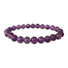 Pulseira Pedra Ametista Natural Esfera 8mm - Espiritualidade
