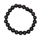 Pulseira Pedra Natural Ágata Negra 8 mm proteção Pulseira Pedra Natural Ágata Negra 8 mm proteção