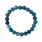 Pulseira Pedra Natural Apatita Azul 8mm Evolução Espiritual