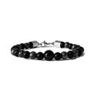 Pulseira Pedra Natural Ônix Fecho Aço Inox Julian