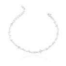 Pulseira Pedrinhas Cristal Banhada a Prata