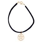 Pulseira Pentagrama 15mm - Dourada