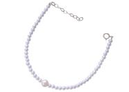 Pulseira Pérola 6mm + Pérola 2mm