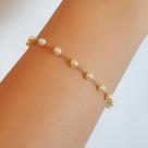 Pulseira Pérola Banhado em Ouro18k