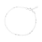 Pulseira Pérola Bolinhas Prata