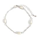 Pulseira Pérolas Banhada a Ródio