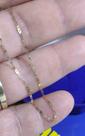 Pulseira Piastrine Ouro 18 Kilates Peso 0.50 Grama 1.2 mm 17 Cm