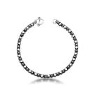 Pulseira Pikun 01 Fileira 4mm Prata 925