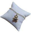Pulseira Pingente Ursinho Urso I Love You F. Ouro Semi Joia Pulseira Pingente Ursinho Urso I Love You F. Ouro Semi Joia