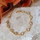 Pulseira Pingentes Ponto Cristal