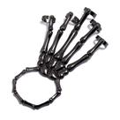 Pulseira Pingyongchang Skull Fingers Metal Skeleton Slave Bracelet Gothic Fashion Women Hand Chain Bone Joint Bracelet para mulheres, presentes de festa, joias pretas