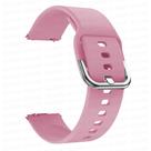 Pulseira Pink de Silicone Fecho de Aço 22MM Compativel Waatch3 Active2 GTS3 GTR42/47mmGTR3/PRO