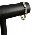 Pulseira pit bull 10mm banhado a prata 925 luxo Pulseira pit bull 10mm banhado a prata 925 luxo