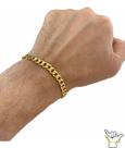Pulseira Pit Bull 6mm Banhado A Ouro 18k Luxo Masculino