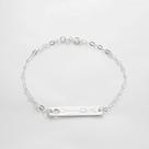 Pulseira Placa Vida Prata 925