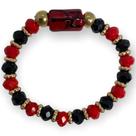 Pulseira Pomba Gira Preta E Vermelha Com Firma Cristal Pulseira Pomba Gira Preta E Vermelha Com Firma Cristal