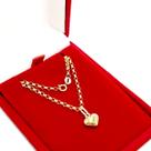Pulseira Portuguesa Em Ouro 10k Com Pingente Coração Berloque Bracelete Elo Português Feminina Pulseira Portuguesa Em Ouro 10k Com Pingente Coração Berloque Bracelete Elo Português Feminina