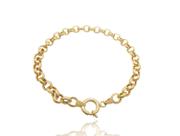 Pulseira Portuguesa Em Ouro 18k Fecho Boia 6mm Pulseira Portuguesa Em Ouro 18k Fecho Boia 6mm