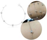 Pulseira Prata 925 Bolinha 5MM Elegância Simples e Sofisticada RF183