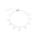 Pulseira Prata Feminina Pingente de Coração Hipoalergênica Pulseira Prata Feminina Pingente de Coração Hipoalergênica