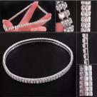 Pulseira Prata Noiva Casamento 2 Voltas Festa Strass Pul-08