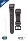 Pulseira preta com letras douradas Casio SGW-400H-1B2V 10379562 Original NF