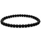 Pulseira Preta Fosca Feminina Elástica Gafeno Pulseira Preta Fosca Feminina Elástica Gafeno