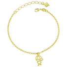 Pulseira PRI Style Menininho Folheada A Ouro 18K Antialérgica