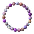 Pulseira Purple Emperor Jasper para homens e mulheres