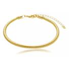 Pulseira Rabo de Rato para Berloques folheada a ouro 18k Pulseira Rabo de Rato para Berloques folheada a ouro 18k