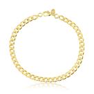 Pulseira Radhau Elos Diamantados Folheada A Ouro 18k