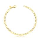 Pulseira Radhau Elos Malha Piastrine Folheada A Ouro 18k