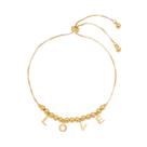 Pulseira regulável com pingente Love