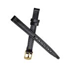 Pulseira Relógio Feminino Couro Genuíno Dobrada Fivela dourada (1 cm) RMarq Collection