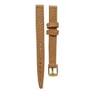 Pulseira Relógio Feminino Couro Genuíno Dobrada Fivela dourada (1 cm) RMarq Collection