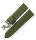Pulseira Relógio Nylon com Couro Fecho Deployant Aço.LC104