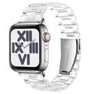 Pulseira Resina Transparente 42/44/45/49mm Compatível Waatch e Smartwatch Seriee 4 5 6 7 8 Ultraa see