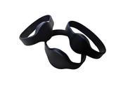 Pulseira RFID 125 KHz Silicone GG Preto - 100 unidades