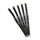 Pulseira RFID 13,56 MHz Silicone Slim Preto - 100 unidades