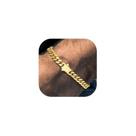 Pulseira Richsteel Hip Hop Cuban Link Chain em aço inoxidável 316L