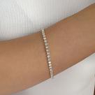 Pulseira Riviera Cristal Banhado em Ouro 18k Pulseira Riviera Cristal Banhado em Ouro 18k