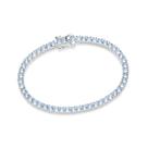 Pulseira riviera de prata maciça 925 AZUL 850102 Rommanel Pulseira riviera de prata maciça 925 AZUL 850102 Rommanel