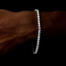 Pulseira Riviera Ice com pedras cúbicas cravejadas Pulseira Riviera Ice com pedras cúbicas cravejadas
