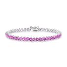 Pulseira Riviera Rosa Antialérgica de 18cm