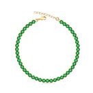 Pulseira Riviera Zircônias Verde Folheada A Ouro Pulseira Riviera Zircônias Verde Folheada A Ouro