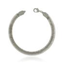 Pulseira Roma Espinha de Peixe - Banho Ródio Branco Pulseira Roma Espinha de Peixe - Banho Ródio Branco
