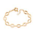 Pulseira Rommanel Banhado Elos Lisos E Diamantados 551026 Cor:Dourado Pulseira Rommanel Banhado Elos Lisos E Diamantados 551026 Cor:Dourado